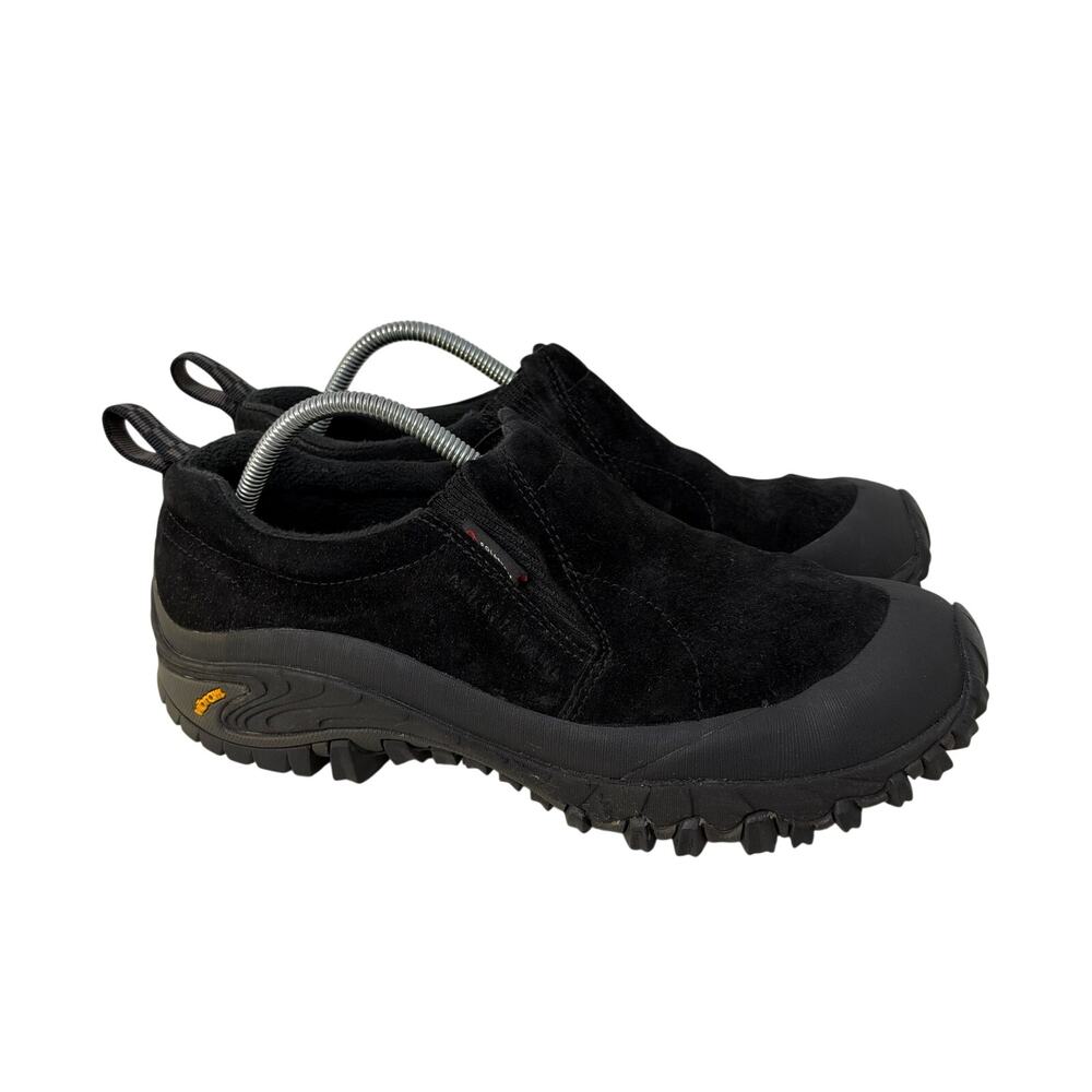 Merrell Shiver Moc Waterproof Shoes Men’s Size 10 Black Suede Vibram
